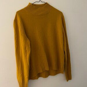 J. Crew 100% Cashmere Mock Neck Sweater